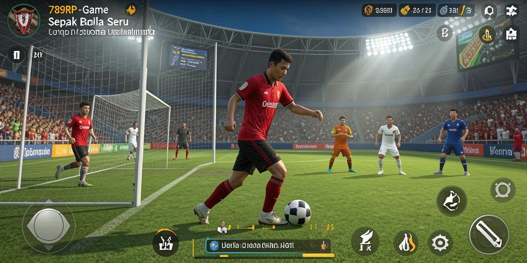 Screenshot gameplay 789RP yang menampilkan aksi seru di lapangan.
