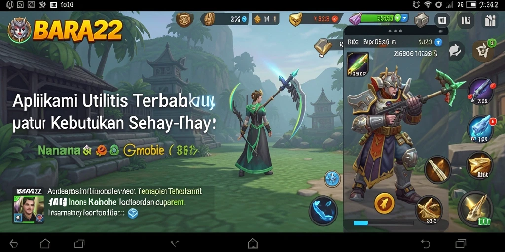 Tampilan antarmuka BARA22 yang modern dan fungsional.